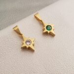 Dije Estrella Circonia Verde 1