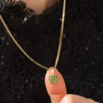 Cadena Cubana Plana Diamantada 45 cm en Oro Laminado 18k | Qurimaki