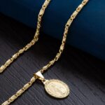 Cadena Caracol Gruesa 3 mm 65 cm en Oro Laminado de 18k | Qurimaki