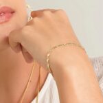 Pulsera Destellos 2.5 mm 16 cm + Extensor en Oro Laminado de 18k | Qurimaki