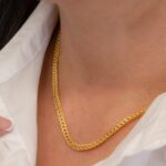Cadena Franco 45 cm en Oro Laminado de 18k | Qurimaki