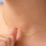 Cadena Escalera 40 cm en Oro Laminado de 18k | Qurimaki