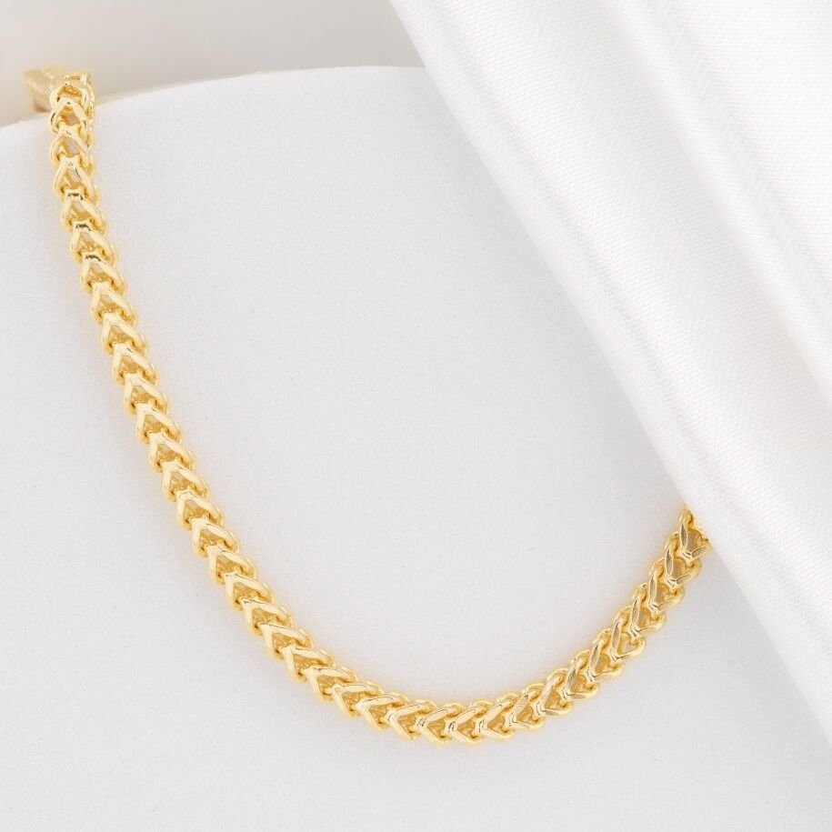 Cadena Franco 45 cm en Oro Laminado de 18k | Qurimaki Cadena Franco 45 cm en Oro Laminado de 18k | Qurimaki