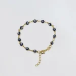 Pulsera Ojo Turco 16 cm + Extensor en Oro Laminado de 18k | Qurimaki