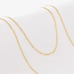 Cadena Escalera 40 cm en Oro Laminado de 18k | Qurimaki