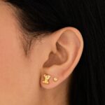 Arete Osito Teddy en Oro Laminado de 18k | Qurimaki