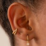 Arete Rainbow Star en Oro Laminado de 18k | Qurimaki