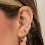 Arete Ojo Turco en Oro Laminado de 18k | Qurimaki