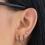 Arete Candonga Slim en Oro Laminado de 18k | Qurimaki