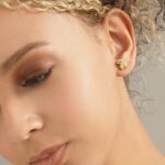 Arete Osito con Circonias en Oro Laminado de 18k | Qurimaki