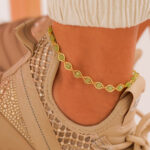 Tobillera Sweet Lemon 23 cm + Extensor en Oro Laminado de 18k | Qurimaki