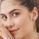 Arete Rainbow en Oro Laminado de 18k