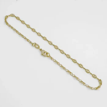 Tobillera Gucci Delgada 24.5 cm en Oro Laminado de 18k | Qurimaki