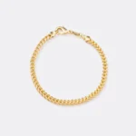 Pulsera Franco 18 cm en Oro Laminado de 18k | Qurimaki