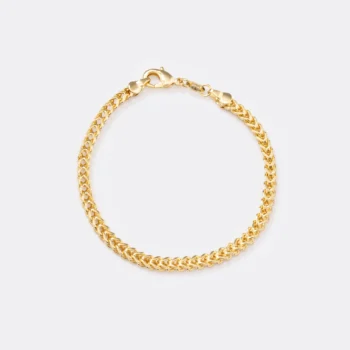 Pulsera Franco 18 cm en Oro Laminado de 18k | Qurimaki