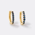 Arete Candonga Slim en Oro Laminado de 18k | Qurimaki