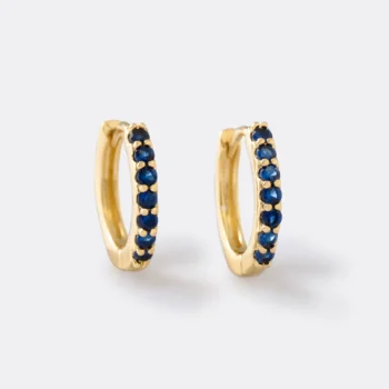 Arete Candonga Slim en Oro Laminado de 18k | Qurimaki