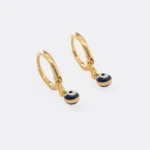 Arete Ojo Turco en Oro Laminado de 18k | Qurimaki