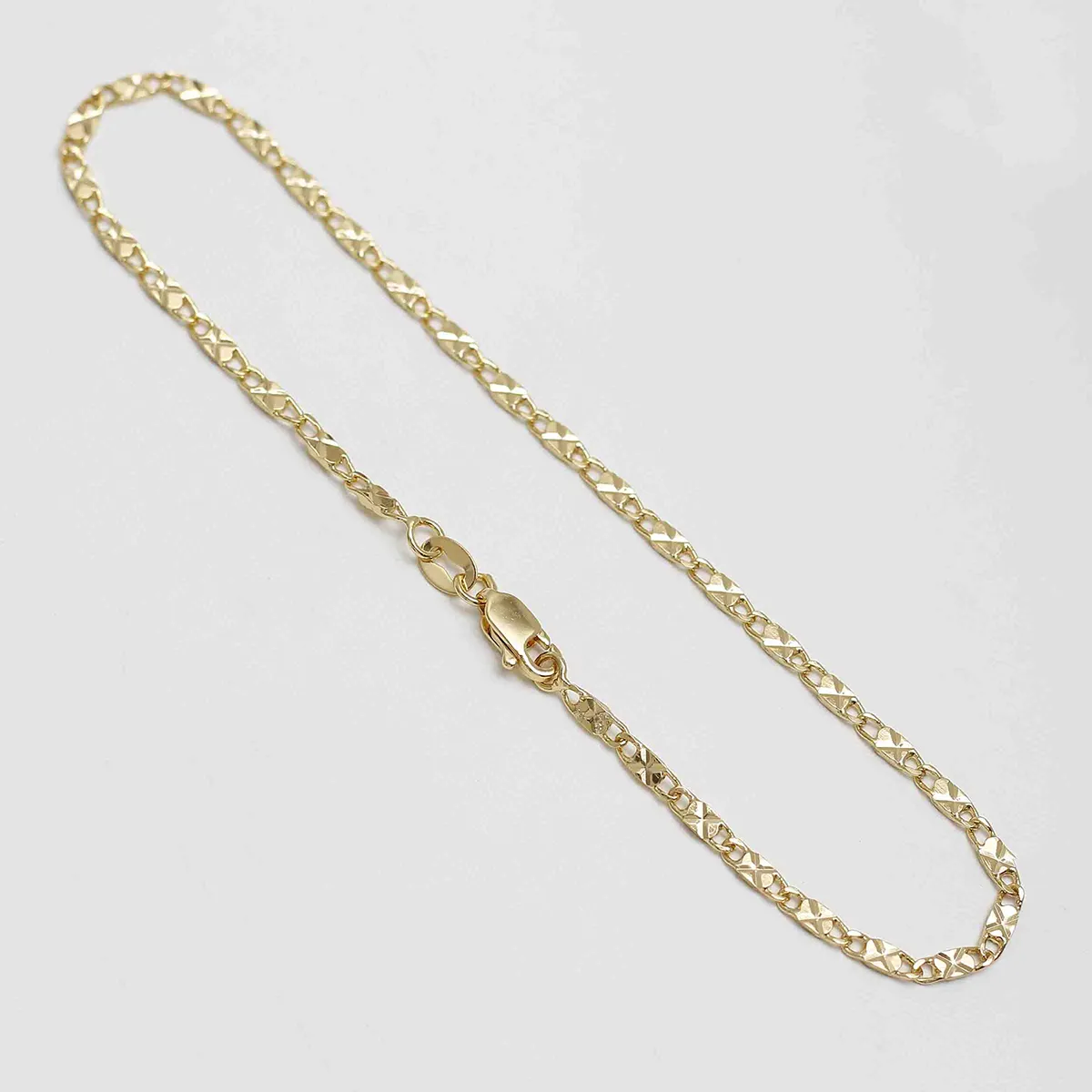 Tobillera Destellos 2.5 mm 23 cm + Extensor en Oro Laminado de 18k | Qurimaki Tobillera Destellos 2.5 mm 23 cm + Extensor en Oro Laminado de 18k | Qurimaki