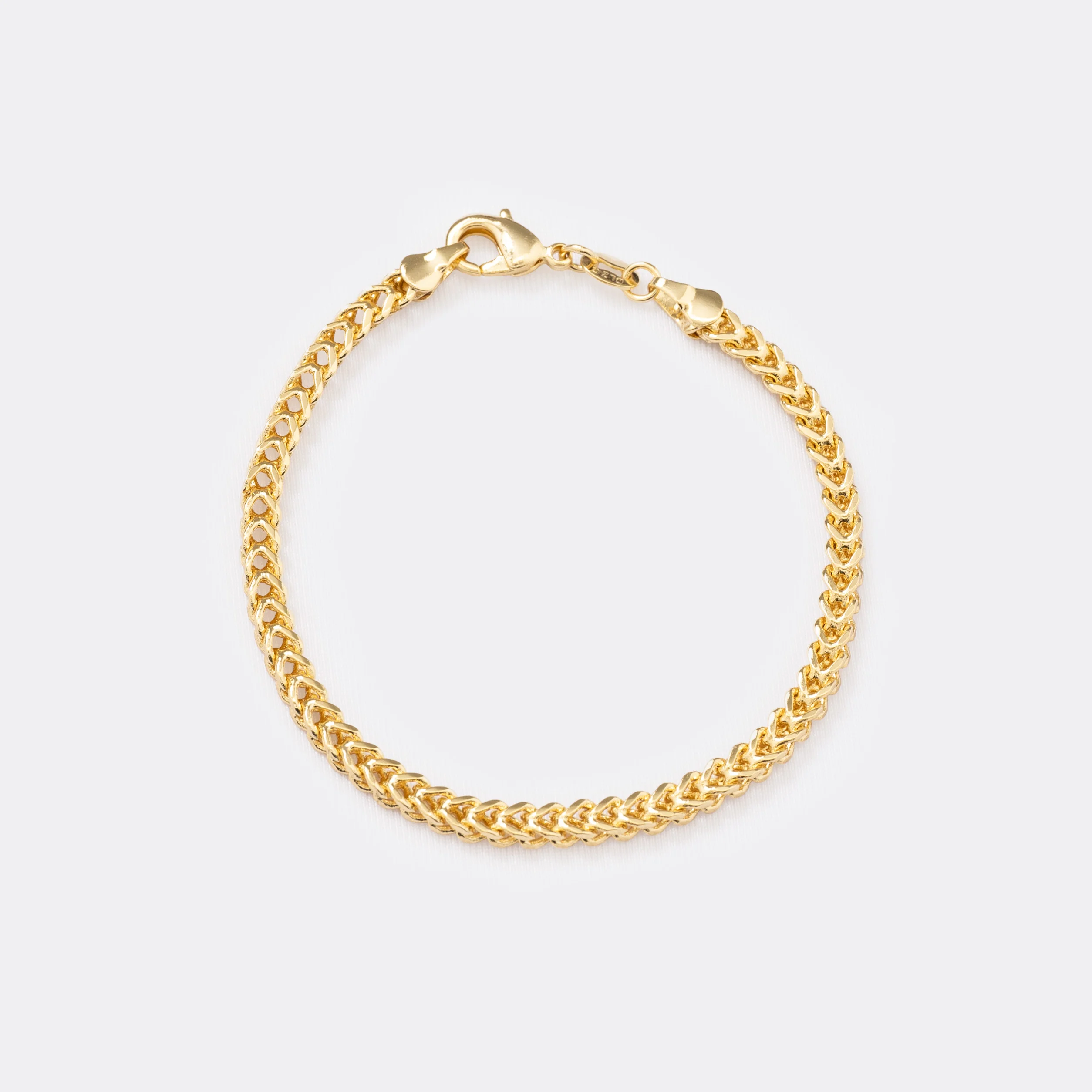 Pulsera Franco 18 cm en Oro Laminado de 18k | Qurimaki Pulsera Franco 18 cm en Oro Laminado de 18k | Qurimaki