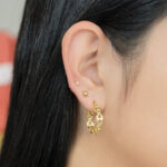 Arete Candonga Gucci en Oro Laminado de 18k | Qurimaki