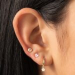 Arete Rainbow Star en Oro Laminado de 18k | Qurimaki